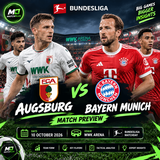 Augsburg vs Bayern Munich Prediction, Odds & Soccer Tips – 10 Oct 2026