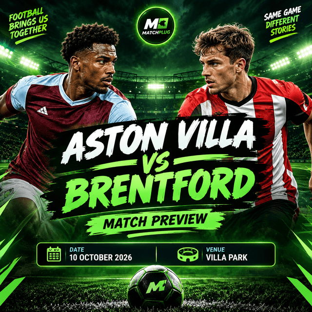 Aston Villa vs Brentford Prediction, Odds & Soccer Tips – 10 Oct 2026
